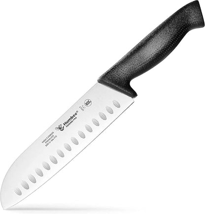 Cuisine Pro 7-Inch Chef Knife – NSF Certified High Carbon Stainless Steel Blade – Extra-Wide Razor-Sharp Edge – Ergonomic Non-Slip Handle – Dishwasher Safe