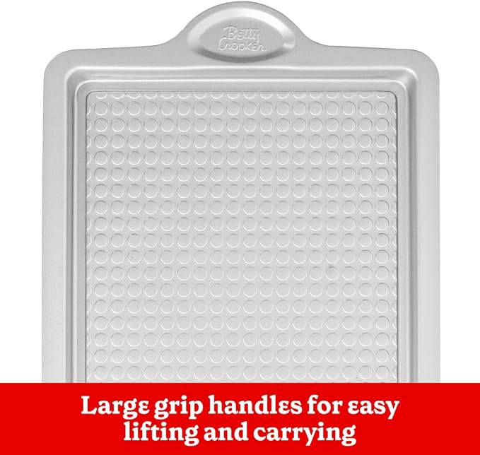 Betty Crocker Bakeware Bundle: Cooling & Icing Rack, Rectangular Pan, 12-Cup Muffin Pan, 9" Round -Loaf-Pan, Baking Sheet - All Durable Steel and Perfect for Baking right away.