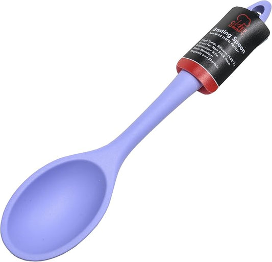 Chef Craft Premium Silicone Basting Spoon, 11 inch, Pastel Blue