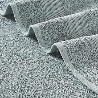 Modern Threads Amaris 6-Piece Reversible Yarn Dyed Jacquard Towel Set - Bath Towels, Hand Towels, & Washcloths - Super Absorbent & Quick Dry - 100% Combed Cotton, Ivy