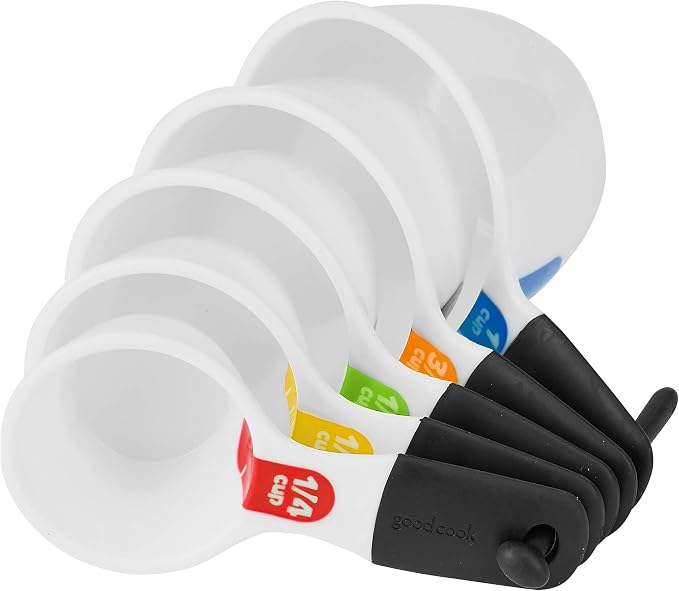 GoodCook Touch 5-Piece Dry Measuring Cup Set