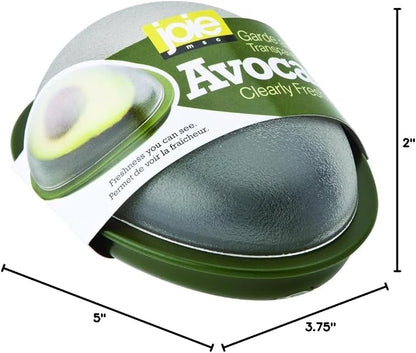 Joie Fresh Pod Avocado Storage Container with Clear Snap-On Lid, Keeps Leftover Half Flavorful and Firm in Fridge, Reusable Kitchen Gadget, BPA Free, Dishwasher Safe