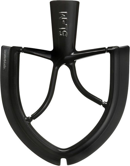 New Metro Design 5L-M Beater Blade METAL, Compatible With Most KitchenAid 5 Quart Bowl-Lift Stand Mixers, Black