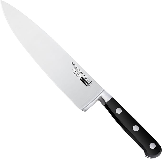 Cooks Standard Classic Cutlery 8 Inch/20cm Chef's Knife, High-Carbon Stainless Steel Serrated Blades, Ergonomic Handle, Sharp Triple Rivet