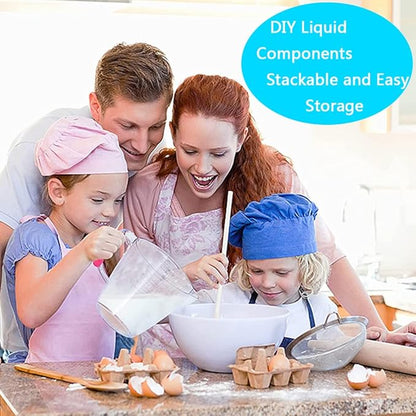 AIKEXIN 20 PCS Measuring Cups & Spoons Set, for Cooking & Baking Gadgets | 18/10 Stainless Steel Metal, Nesting Stackable Design, Dry & Liquid, Plastic Liquids, Leveler Conversion Chart