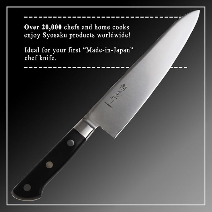 Japanese Chef Knife Premium Molybdenum Stainless Steel, Gyuto 9.5-inch (240mm)