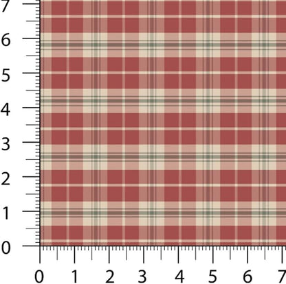 Patchwork Fabric Panel 100x155 cm, 100% Cotton Satin, 6 Coordinated Gingham Check Patterns, Rustic Country Quilting & Sewing Fabric (Farmhouse Style, 6pcs 50x50cm)