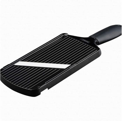 Kyocera CSN-252BK EXP Soft Grip Kitchen Mandoline Slicer, One, Black