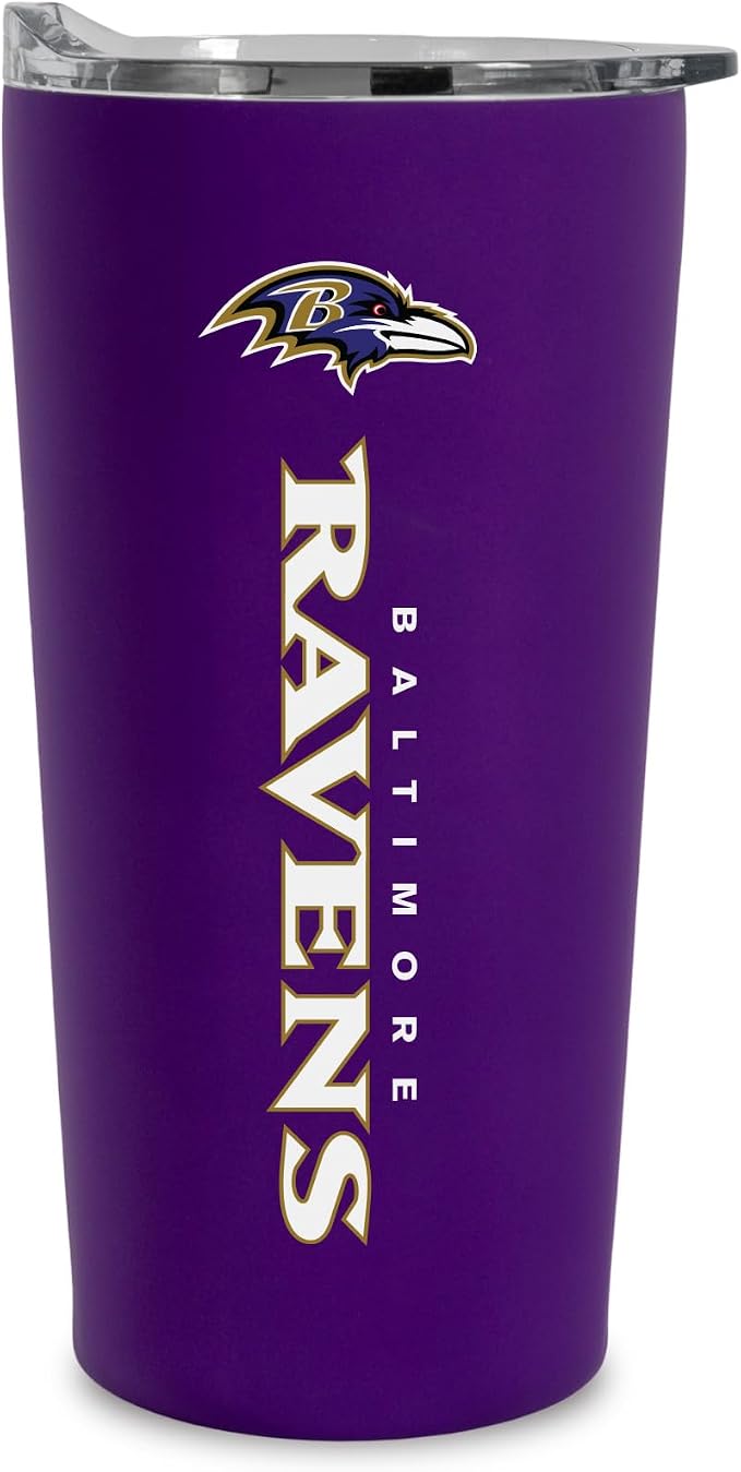 Rico Industries NFL Football Soft Touch, Easy Grip Tumbler