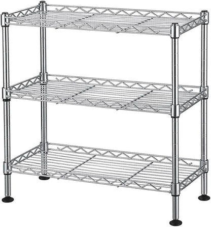 Your Home Storage with the UltraZinc 3-Tier Cabinet Organizer - Adjustable Shelves, for Kitchen Pantry, Bathroom, and Closet