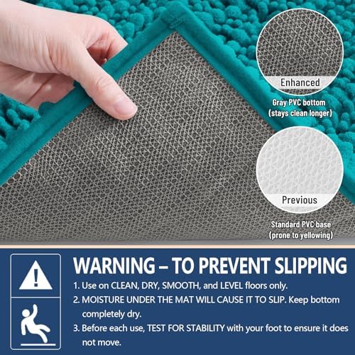 Arotive Bathroom Rugs Mat 30x20, Soft Absorbent Chenille Shaggy Bath Mat