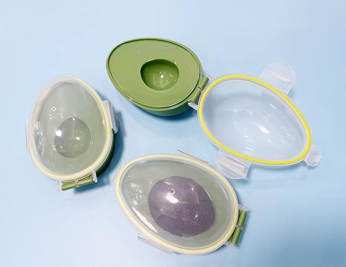 Avocado Keeper Avocado Saver Holder Food Crisper Storage Box Fruit Keeper Avocado Keeper Storage container-Keep Your Avocados Fresh for Days
