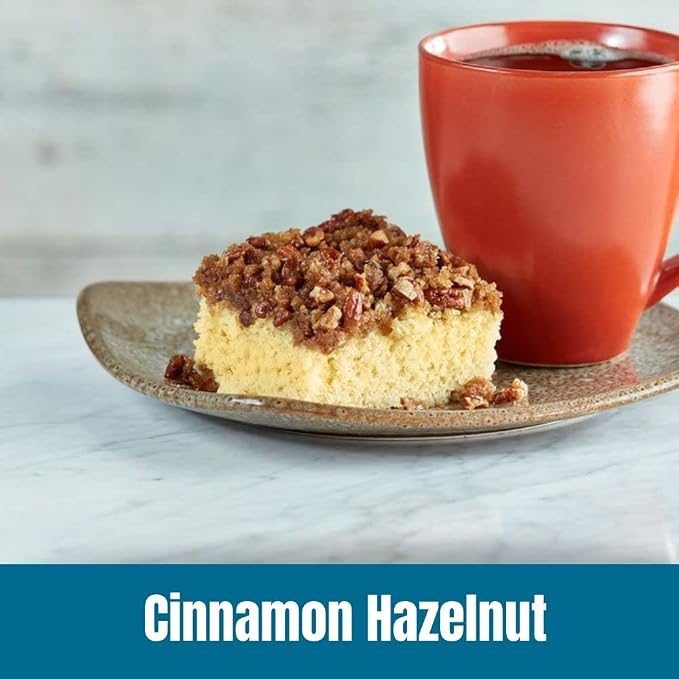 Door County Coffee Cinnamon Hazelnut DECAF Flavored - 10oz Bag - Ground Medium Roast -100% Arabica - Cinnamon Hazelnut DECAF