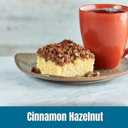 Door County Coffee Cinnamon Hazelnut DECAF Flavored - 10oz Bag - Ground Medium Roast -100% Arabica - Cinnamon Hazelnut DECAF