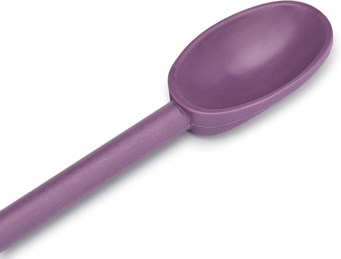 Matfer Bourgeat Exoglass® High Temperature Spoon, Purple, 11 7/8"