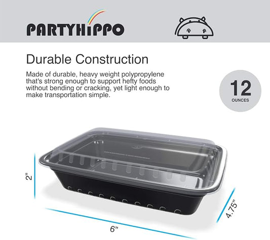 Small Meal Prep Containers Single Lids, 12 OZ [25-Pack] Food Storage Bento BPA Free | Stackable | Reusable Lunch Boxes, Microwave/Dishwasher, Freezer Safe,Portion Control (12 OZ 25 pack)