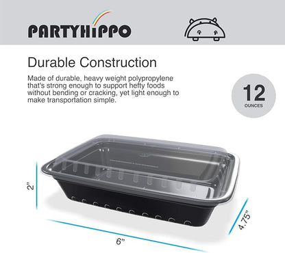 Small Meal Prep Containers Single Lids, 12 OZ 12-pack, Food Storage Bento BPA Free | Stackable | Reusable Lunch Boxes, Microwave/Dishwasher, Freezer Safe,Portion Control