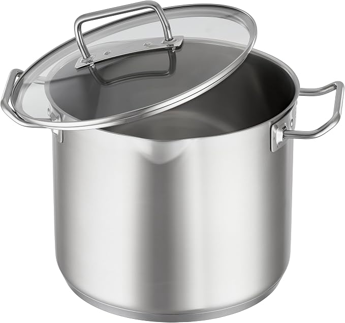 Rösle EXPERTISO Cookware Collection 9.5 in. Stainless Steel Stock Pot