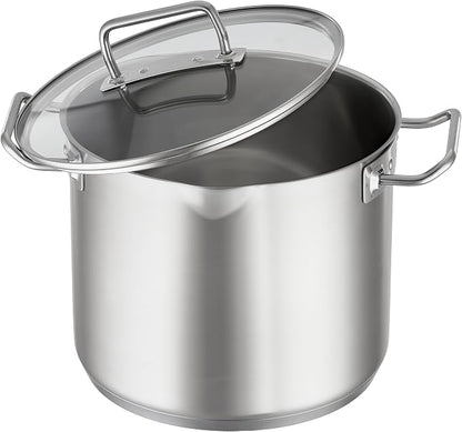 Rösle EXPERTISO Cookware Collection 9.5 in. Stainless Steel Stock Pot