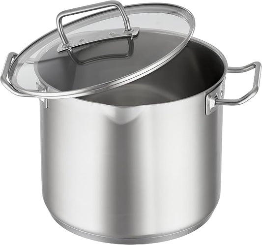 Rösle EXPERTISO Cookware Collection 9.5 in. Stainless Steel Stock Pot
