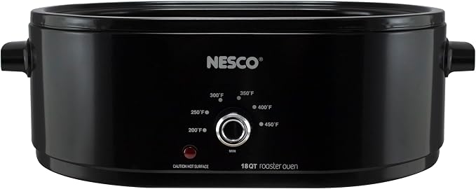 Nesco MWR18-13, Roaster Oven, 18 Quarts, Black