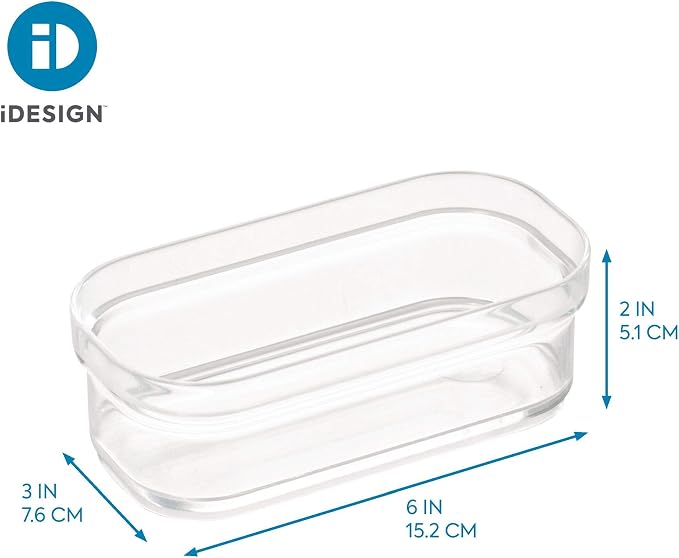 iDesign Crisp Drawer Organizer, Clear