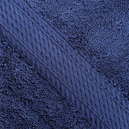 SUPERIOR Egyptian Cotton Ultra Plush & Absorbent, 3 Piece Set, Navy Blue