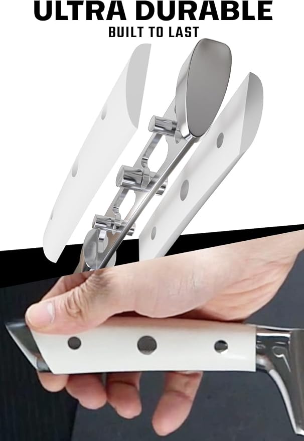 Dalstrong Chef Knife - 8 inch Blade - Forged HC German Steel Chef's Knife - Full Tang - Glacial White ABS Handle - Gladiator Series - Razor Sharp Kitchen - Professional - Sheath - NSF Certified