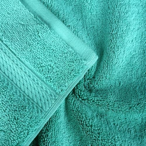 Superior Egyptian Cotton 800 GSM Plush & Absorbent, 9 Piece Set, Turquoise