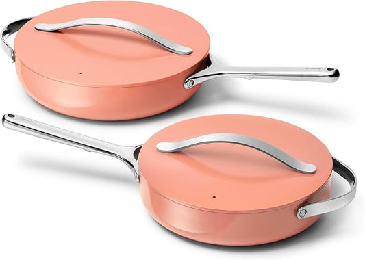 Caraway 10in (3qt) Saute Pan + 12in (4.5qt) Saute Pan Duo Perracotta