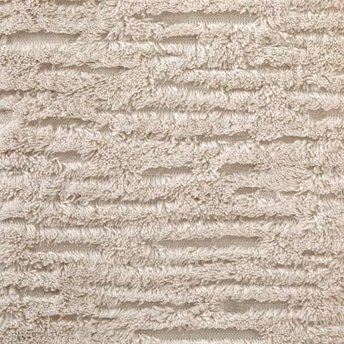SKL Home CloudSoft Bath Towel, 100% Cotton Luxury, Oatmeal
