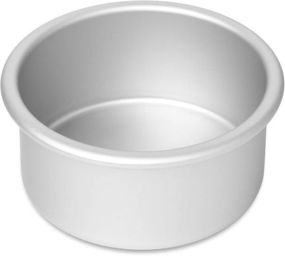 Last Confection 4" x 2" Round Cake Pan, Anodized Aluminum Cake Pan Baking Tin Mold, Professional Bakeware