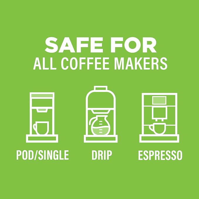 Affresh Coffee Maker Cleaner, for Multi Cup Drip, Pod, Single Serve and Espresso, Descales & Cleans Limescale & Mineral Deposits, 3 Tablets