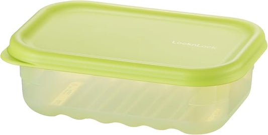 LocknLock Fresh-Block Plastic Food Storage Container | Produce Storage Containers for Fridge | Vegetable & Fruit Storage Containers for Fridge, Airtight Storage, Microwave & Dishwasher Safe 330ml