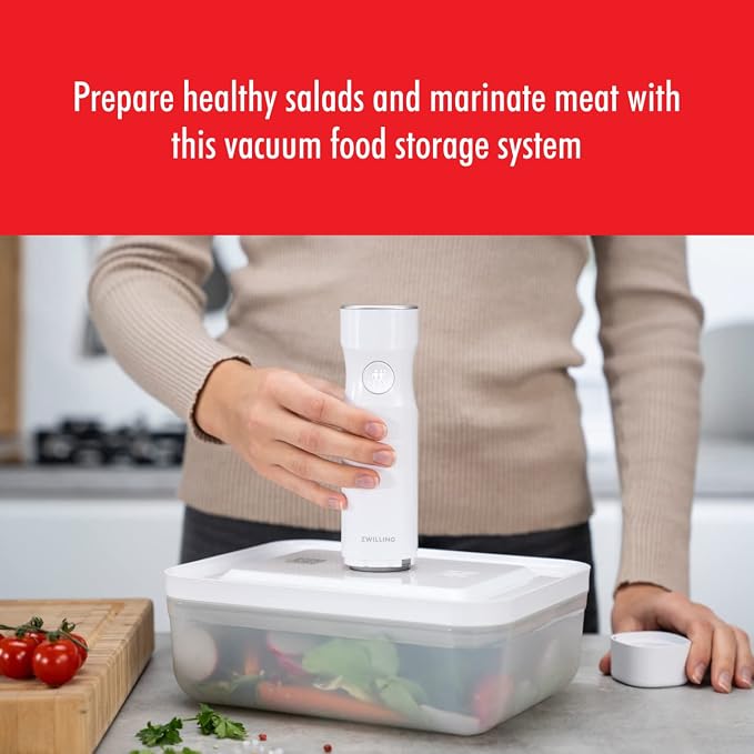 ZWILLING Fresh & Save Medium Airtight Food Storage Containers with Lids, Meal Prep Containers, Plastic, BPA-Free