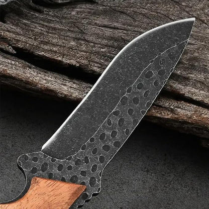 Chef Knife for Meat Cutting,9.2" Stainless Steel Bone Cutting,Sharp and Flexible,Suitable for Processing of Meat,Poultry and Chicken,Meat Cleaver for Kitchen,Camping,Outdoor,BBQ