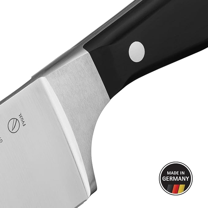 WMF Santoku Chef's Knife Spitzenklasse Plus Length 32 cm Blade Length 18 cm Performance Cut Made in Germany Forged Special Blade Steel Seamlessly Riveted Plastic Handle