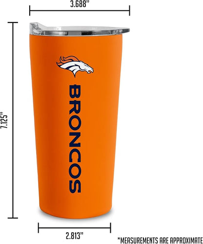 Rico Industries NFL Football Soft Touch, Easy Grip Tumbler