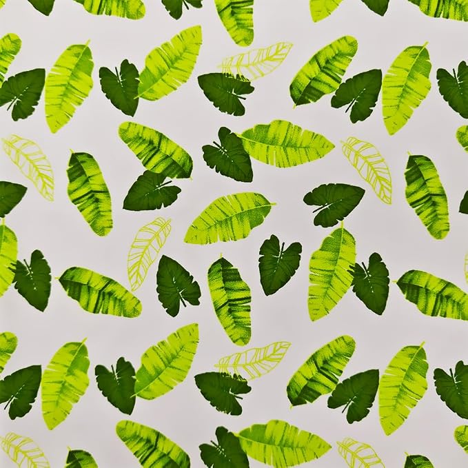 7 pcs/lot Fabric Bundles Top Cotton 19.69" x 19.69" (50cm x 50cm) Quilt, Pre-Cut Squares Sheets for Patchwork Sewing Quilting Crafting, Green Floral.