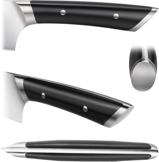 Cangshan HELENA Series German Steel Forged Starter Knife Set (Black, 3-Piece)