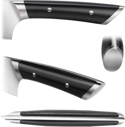 Cangshan HELENA Series German Steel Forged BBQ Knife Set (Black, 9-Piece Bag Set)