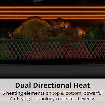 Aria 30 Qt. Touchscreen Toaster Oven with Recipe Book, Brushed Stainless Steel