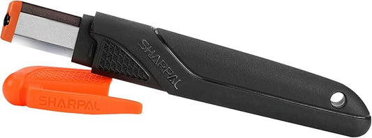 SHARPAL 129N Multipurpose Garden Tool Blade Sharpener for Knife, Pruners, Loppers, Hedge Shears Scissors, Axe, Hatchet, Machete, Lawn Mower Blade Fathers Day Gift