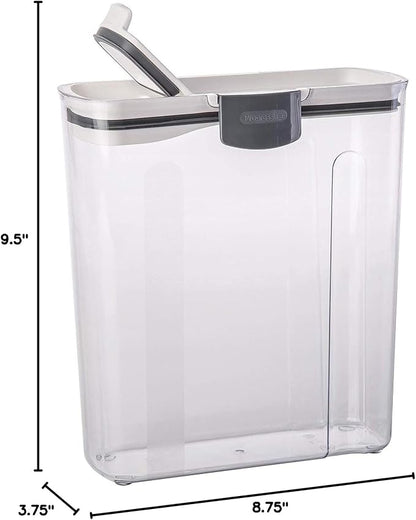 ProKeeper Cereal Keeper,3-Quart,Airtight Seal,BPA-Free Plastic Storage Container,(Pack of 6)