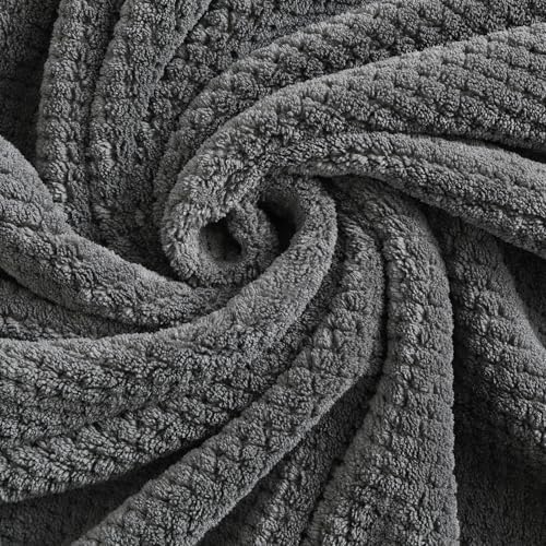 YTYC 39x78 Bath Sheets,Towels for Bathroom,Charcoal Grey,2-Pieces
