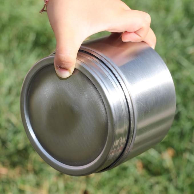 CoaGu 24oz Coffee Container: BPA-Free, Dishwasher Safe, Airtight 18/8 Stainless Steel Lunch Storage Solution