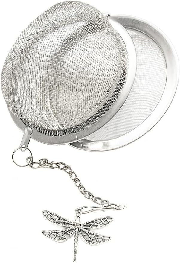 Dragonfly Tea Infuser for Loose Leaves, Metal Teaball