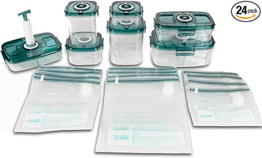 NUWAVE Flavor-Lockers Vacuum Storage System Complete Set