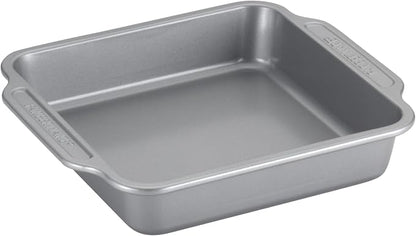 Farberware Nonstick Bakeware Set with Cooling Rack, 10-Piece, Gray