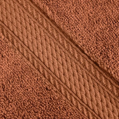 SUPERIOR Egyptian Cotton Plush & Absorbent, Hand Towel Set of 4, Rust